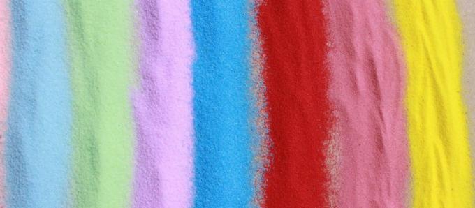 Not Fade Fire Resistant Waterproof High-Temperature Calcined Art Paint Color Sand